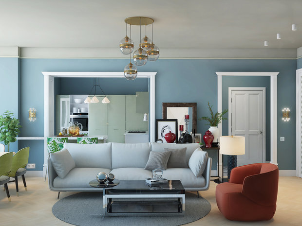 Фото из портфолио АПАРТАМЕНТЫ ЖК "ШУВАЛОВСКИЙ" Г. МОСКВА – фотографии дизайна интерьеров на INMYROOM