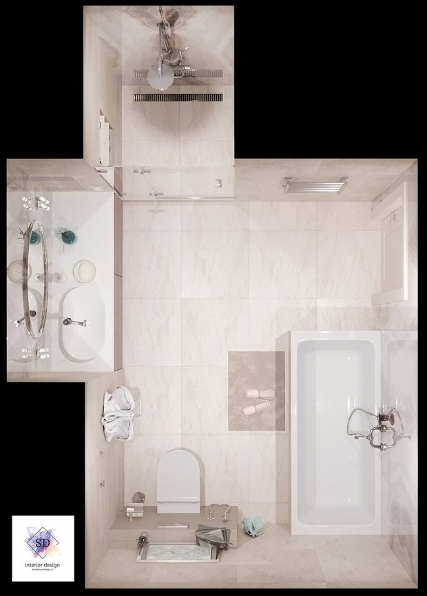 Фото из портфолио Апартаменты у моря – фотографии дизайна интерьеров на INMYROOM