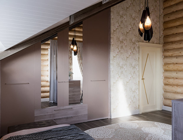 Фото из портфолио Дом из бруса, пос. Заозерье – фотографии дизайна интерьеров на INMYROOM