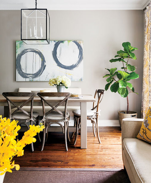 Фотография: Кухня и столовая в стиле Прованс и Кантри, Современный, Декор интерьера, Дом, Цвет в интерьере, Дома и квартиры, Желтый – фото на INMYROOM Фотография: Кухня и столовая в стиле Прованс и Кантри, Современный, Декор интерьера, Дом, Цвет в интерьере, Дома и квартиры, Желтый – фото на INMYROOM