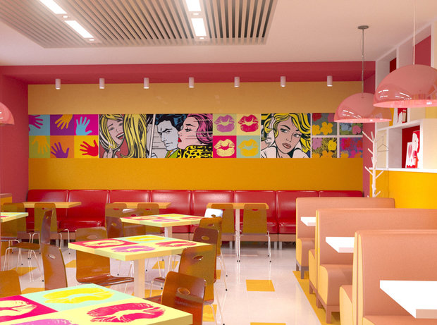 Фото из портфолио Пиццерия ЕЩЕ – фотографии дизайна интерьеров на INMYROOM