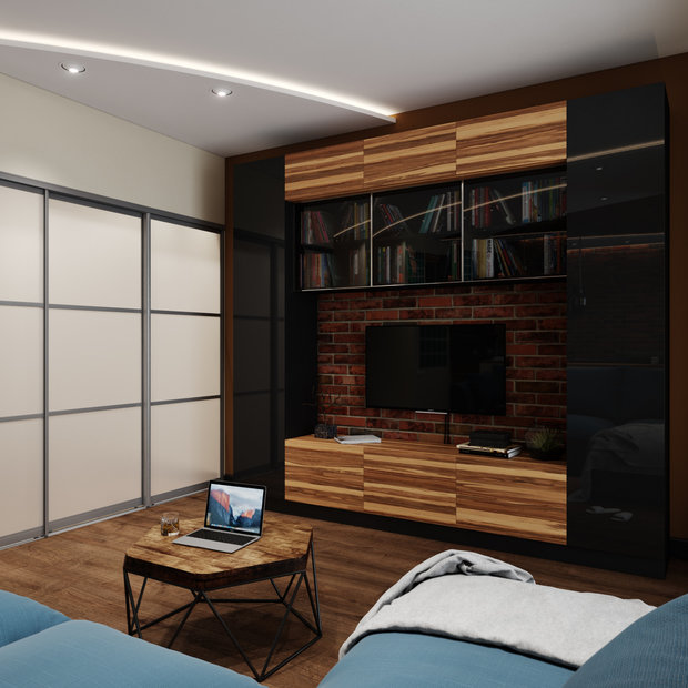 Фото из портфолио квартира холостяка – фотографии дизайна интерьеров на INMYROOM