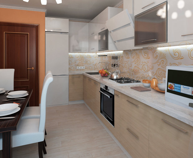 Фото из портфолио 3к.кв. в современной классике (ЖСК "Пилон") – фотографии дизайна интерьеров на INMYROOM