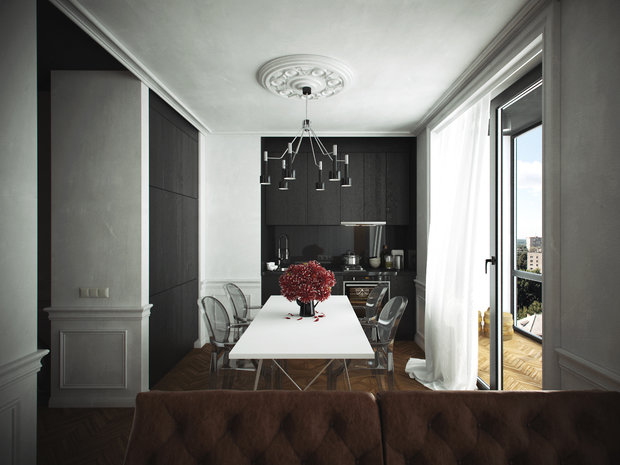 Фотография: Кухня и столовая в стиле Современный, Эклектика,  – фото на INMYROOM