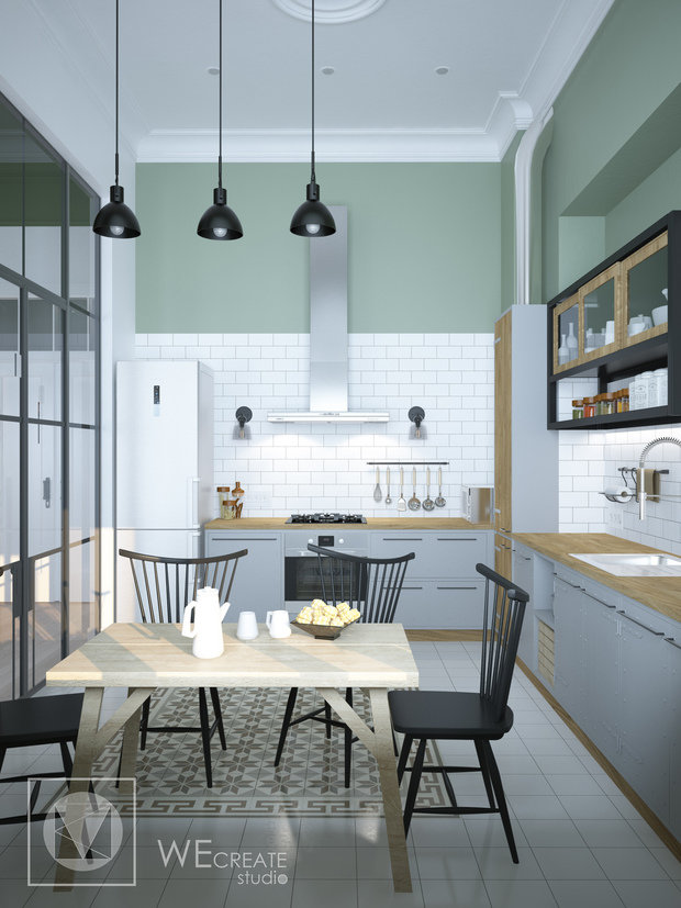 Фото из портфолио Квартира в старинном доме – фотографии дизайна интерьеров на INMYROOM