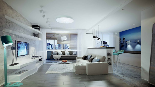 Фото из портфолио Квартира для стильной жизни – фотографии дизайна интерьеров на INMYROOM