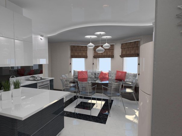 Фото из портфолио 3 к.кв. в ЖК Дуэт Шелдом Саратов. – фотографии дизайна интерьеров на INMYROOM