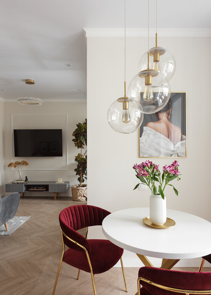 Фотография: Кухня и столовая в стиле Классический, Современный, Квартира, Проект недели, Санкт-Петербург, Монолитный дом, 2 комнаты, до 40 метров, 40-60 метров, Алена Матисова – фото на INMYROOM Фотография: Кухня и столовая в стиле Классический, Современный, Квартира, Проект недели, Санкт-Петербург, Монолитный дом, 2 комнаты, до 40 метров, 40-60 метров, Алена Матисова – фото на INMYROOM