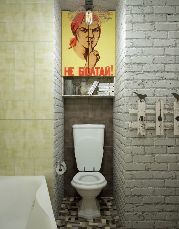 Фотография: Ванная в стиле Лофт – фото на INMYROOM