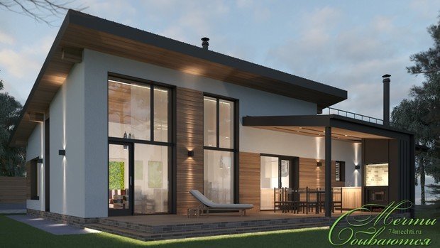 Фото из портфолио Три варианта каркасных домов – фотографии дизайна интерьеров на INMYROOM