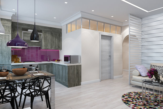 Фото из портфолио Дизайн гостиной на ул. Песчаная. Москва  – фотографии дизайна интерьеров на INMYROOM