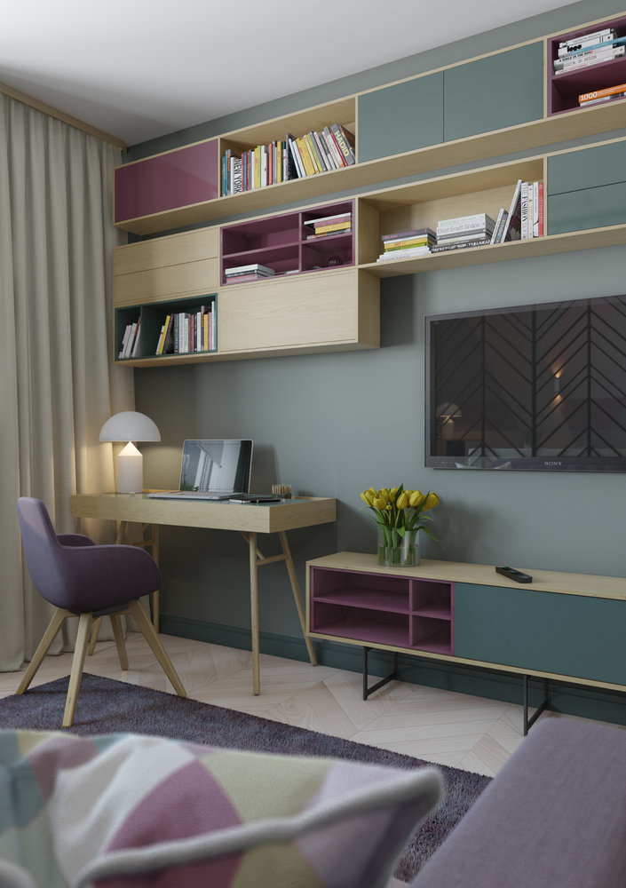 Фото из портфолио Скандинавский стиль в типовой однушке – фотографии дизайна интерьеров на INMYROOM Фото из портфолио Скандинавский стиль в типовой однушке – фотографии дизайна интерьеров на INMYROOM