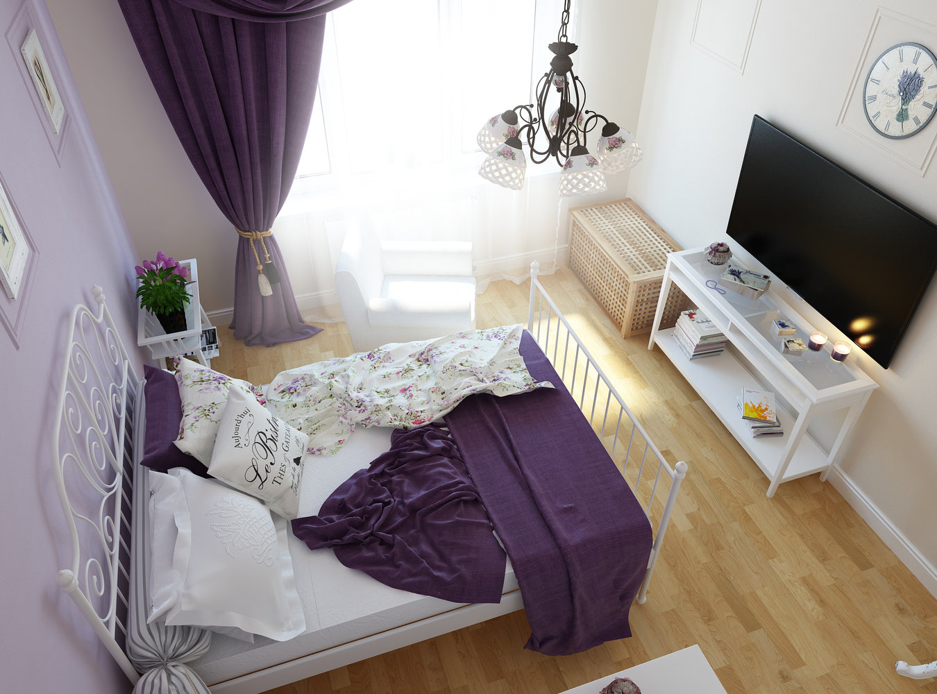 Фотография: Спальня в стиле Прованс и Кантри, Скандинавский, Декор интерьера, Квартира, Декор, Проект недели, ИКЕА, Алексей Ковязин – фото на INMYROOM