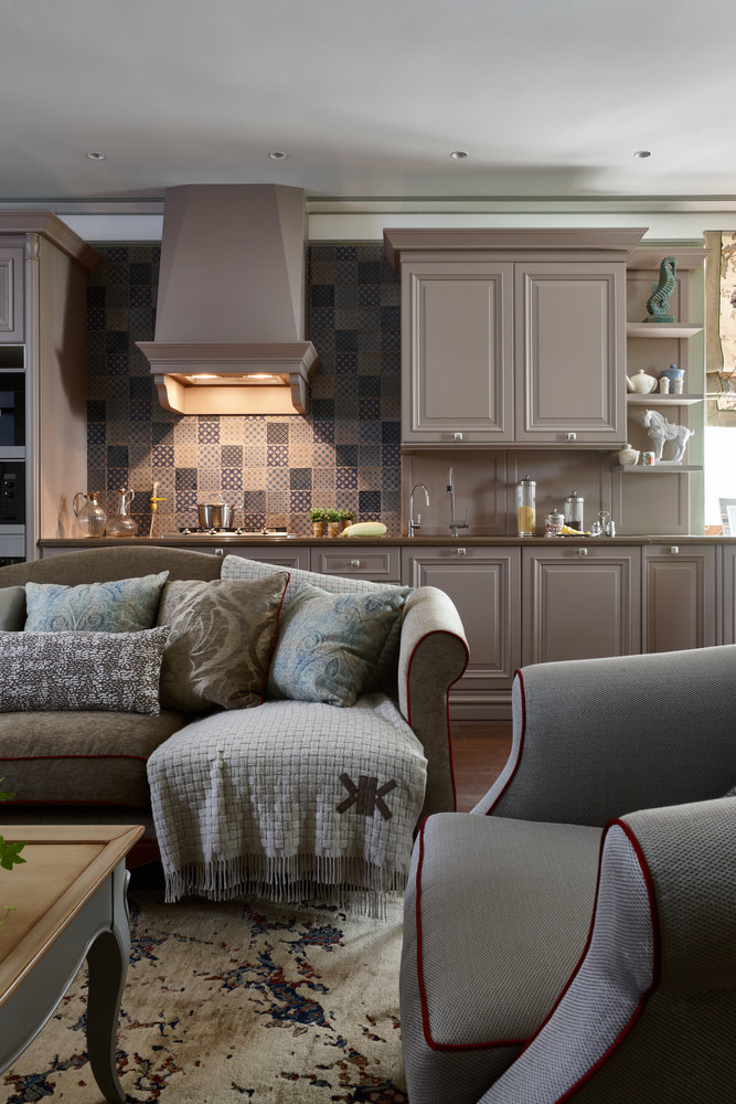 Фотография: Кухня и столовая в стиле Прованс и Кантри, Дом, Проект недели, Светлана Ильина, 4 и больше, Более 90 метров, ЖК «Суханово-парк» – фото на INMYROOM