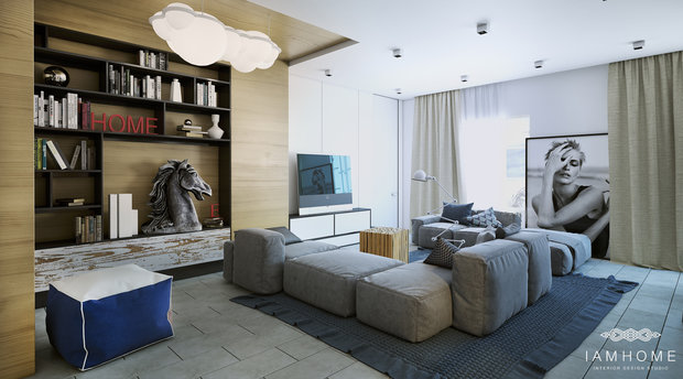 Фото из портфолио Квартира LOFT, 160м – фотографии дизайна интерьеров на INMYROOM