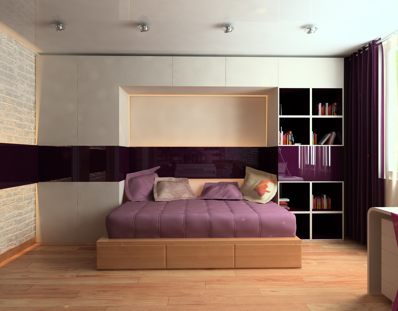 Фото из портфолио Квартира для матери и дочерей – фотографии дизайна интерьеров на INMYROOM Фото из портфолио Квартира для матери и дочерей – фотографии дизайна интерьеров на INMYROOM