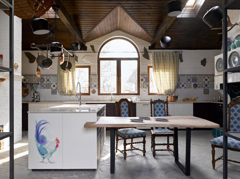 Фотография: Кухня и столовая в стиле Прованс и Кантри, Наталья Гусева, Подмосковье, Дом и дача, 40-60 метров – фото на INMYROOM Фотография: Кухня и столовая в стиле Прованс и Кантри, Наталья Гусева, Подмосковье, Дом и дача, 40-60 метров – фото на INMYROOM