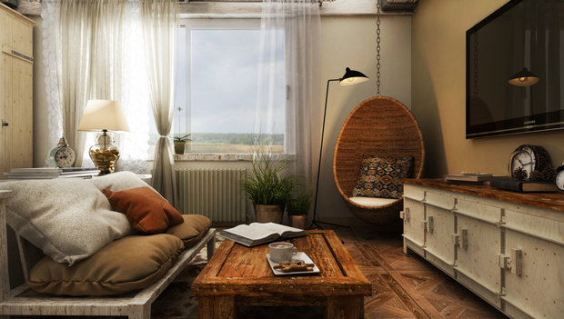 Фото из портфолио Industrial style – фотографии дизайна интерьеров на INMYROOM