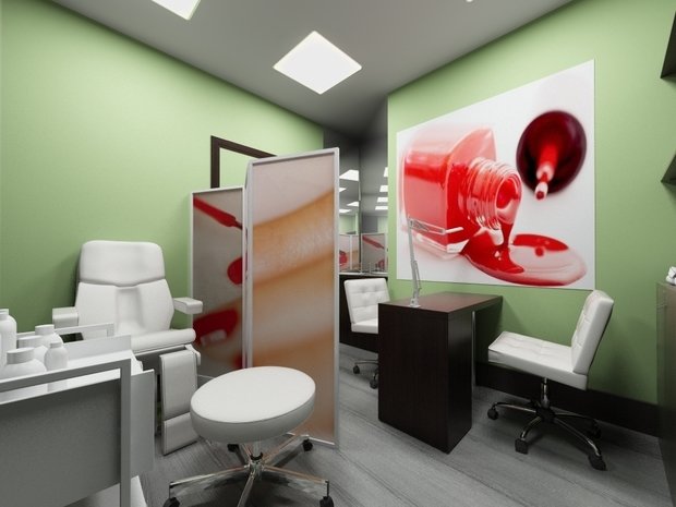 Фото из портфолио Салон красоты софите в Киеве – фотографии дизайна интерьеров на INMYROOM