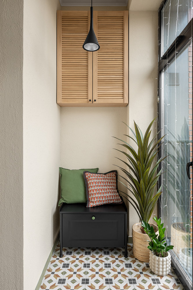 Фотография: Балкон в стиле Современный, Квартира, Проект недели, Москва, 1 комната, 40-60 метров, Алла Сеничева – фото на INMYROOM Фотография: Балкон в стиле Современный, Квартира, Проект недели, Москва, 1 комната, 40-60 метров, Алла Сеничева – фото на INMYROOM