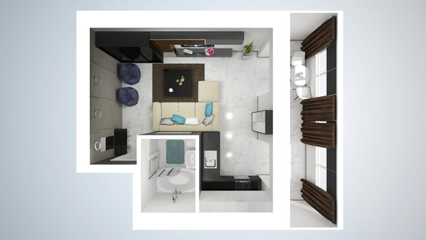 Фото из портфолио Минимализм в действии – фотографии дизайна интерьеров на INMYROOM