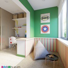 Фото из портфолио Детская в стиле LEGO – фотографии дизайна интерьеров на INMYROOM