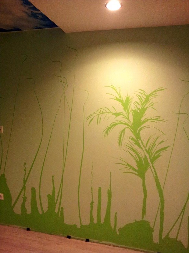 Фото из портфолио Роспись стен – фотографии дизайна интерьеров на INMYROOM