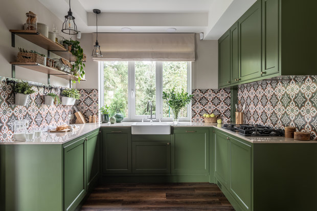 Фотография: Кухня и столовая в стиле Прованс и Кантри, Классический, Дом, Проект недели, Нахабино, 4 и больше, Более 90 метров, Вера Шеверденок, Roomba Interior – фото на INMYROOM