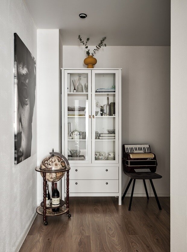 Фотография: Прихожая в стиле Скандинавский, Современный, Квартира, Проект дня, 2 комнаты, 60-90 метров, Люберцы, Алена Савваева – фото на INMYROOM