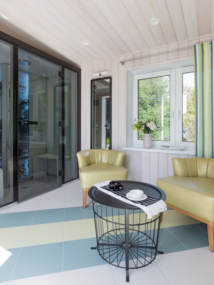 Фотография: Гостиная в стиле Современный, Скандинавский, Проект недели, Дача, Самара, 3 комнаты, 40-60 метров, Елена Сергеева – фото на INMYROOM