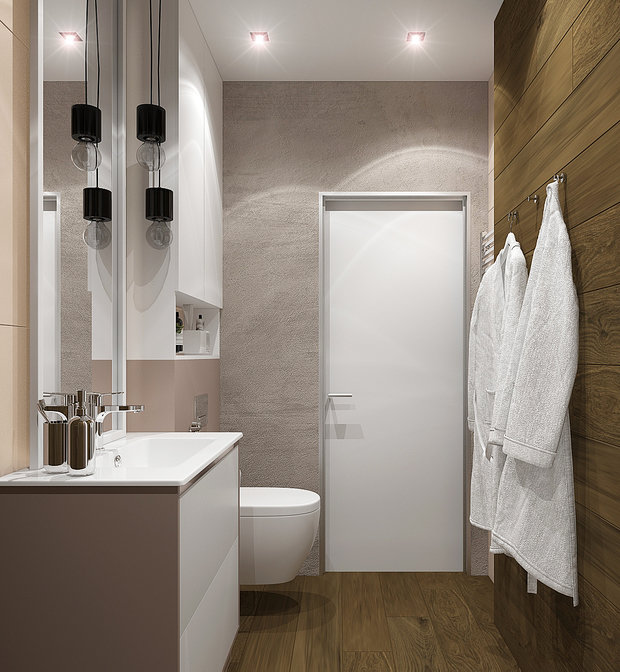 Фото из портфолио SUNNY STUDIO IN THE CITY CENTER – фотографии дизайна интерьеров на INMYROOM