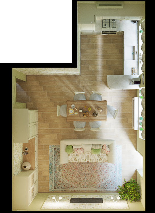 Фото из портфолио Частный дом в Апшеронске – фотографии дизайна интерьеров на INMYROOM