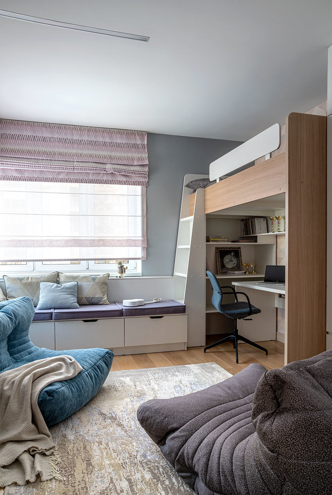 Фотография: Детская в стиле Современный, Квартира, Проект недели, Одинцово, 2 комнаты, 60-90 метров, Виктория Иванова – фото на INMYROOM