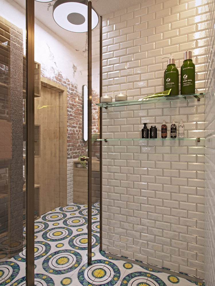 Фотография: Ванная в стиле Лофт, Эклектика, Проект недели, Подмосковье, Таунхаус, Дарья Василькова – фото на INMYROOM Фотография: Ванная в стиле Лофт, Эклектика, Проект недели, Подмосковье, Таунхаус, Дарья Василькова – фото на INMYROOM