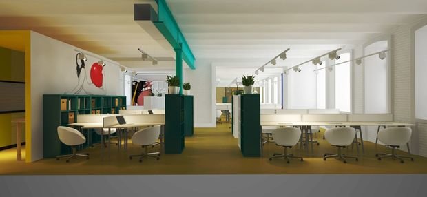 Фото из портфолио Офис рекламного агентства Perogression – фотографии дизайна интерьеров на INMYROOM