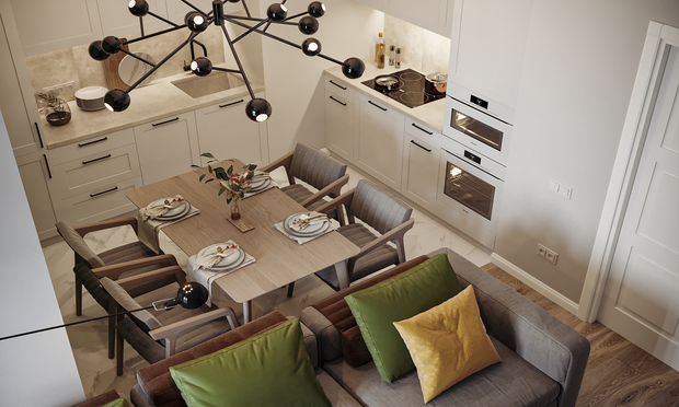 Фото из портфолио 1147 / 64 кв. м. – фотографии дизайна интерьеров на INMYROOM