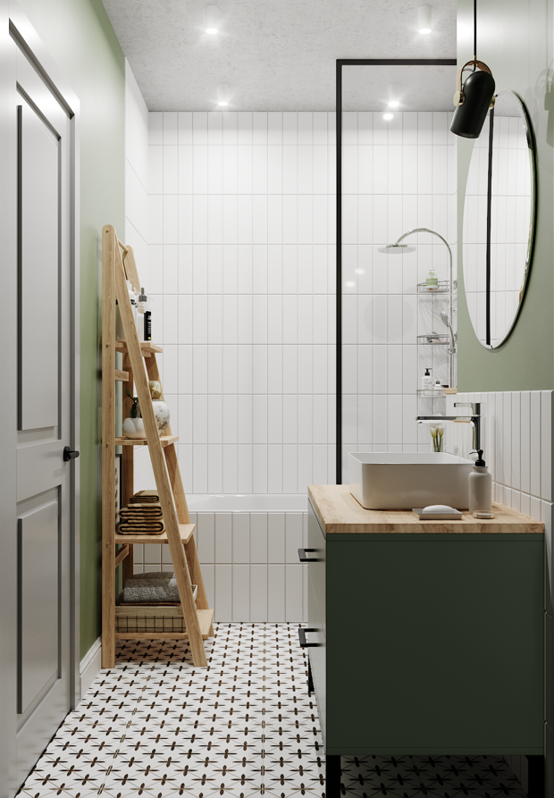 Фото из портфолио Однокомнатная квартира 39м2 – фотографии дизайна интерьеров на INMYROOM