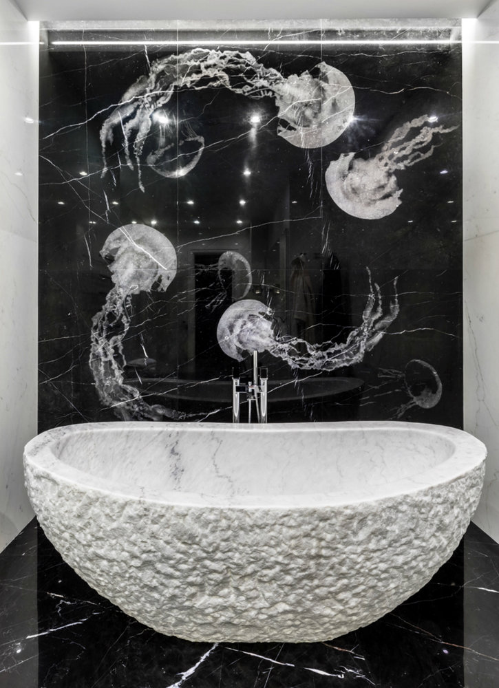 Фотография: Ванная в стиле Современный, Квартира, Проект недели, Москва, Монолитный дом, 4 и больше, Более 90 метров, #эксклюзивныепроекты, Тор-Ард – фото на INMYROOM