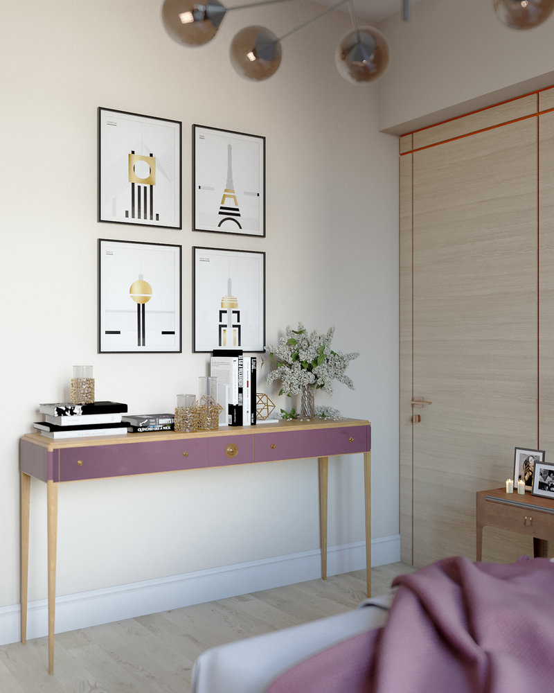 Фотография: Спальня в стиле Современный, Квартира, Проект дня, Москва, Студия 3.14, Сталинка, 3 комнаты, 60-90 метров, Марина Козлякова – фото на INMYROOM