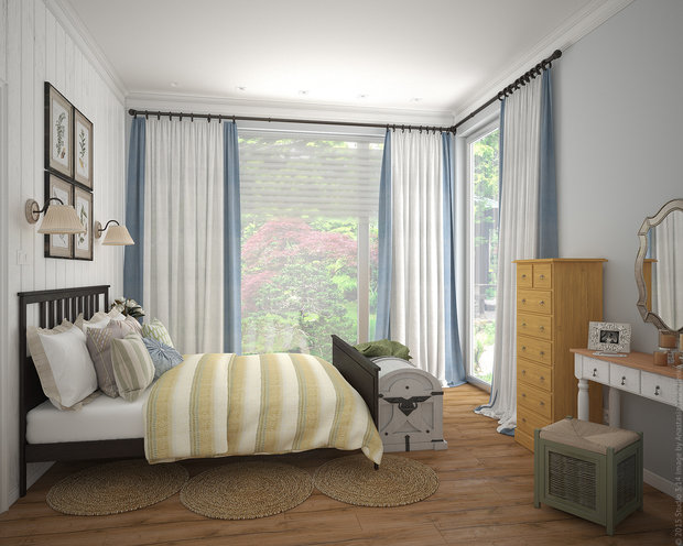 Фото из портфолио Подмосковное кантри – фотографии дизайна интерьеров на INMYROOM