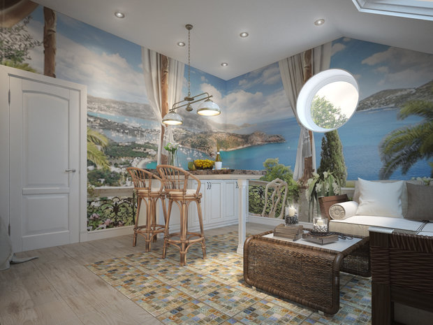 Фото из портфолио Квартира для молодой семьи – фотографии дизайна интерьеров на INMYROOM