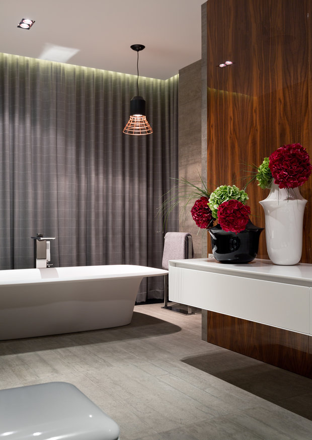 Фото из портфолио Grey and Walnut – фотографии дизайна интерьеров на INMYROOM