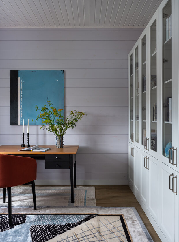 Фотография: Кабинет в стиле Современный, Эклектика, Дом, Проект дня, Дом и дача, Московская область, 4 и больше, Более 90 метров, Ирина Заверталюк – фото на INMYROOM