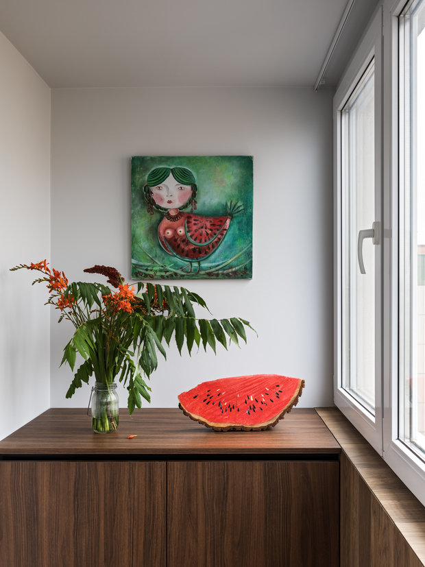 Фотография: Балкон в стиле Современный, Квартира, Проект недели, Минск, Панельный дом, 3 комнаты, 60-90 метров, Елена Ерашевич – фото на INMYROOM