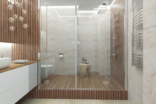 Фото из портфолио Санузел в Москве 6 кв.м. – фотографии дизайна интерьеров на INMYROOM