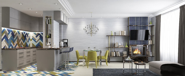 Фото из портфолио Яркий интерьер в эклектике – фотографии дизайна интерьеров на INMYROOM