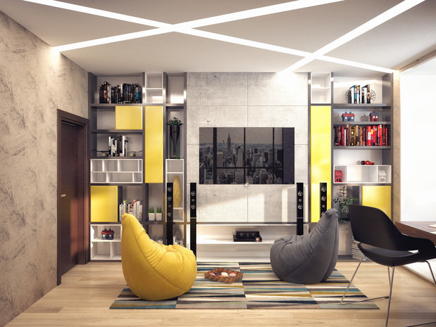 Фото из портфолио Частная квартира 76м2 – фотографии дизайна интерьеров на INMYROOM