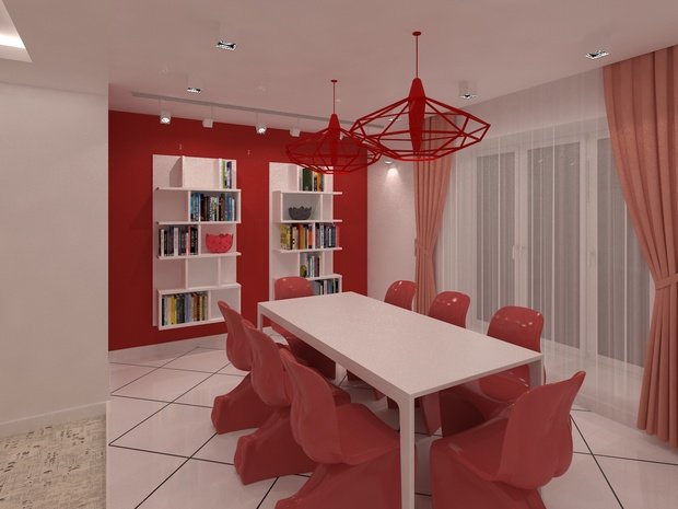 Фото из портфолио "ВСЕ КРАСНОЕ" – фотографии дизайна интерьеров на INMYROOM