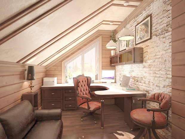 Фото из портфолио Кабинет – фотографии дизайна интерьеров на INMYROOM