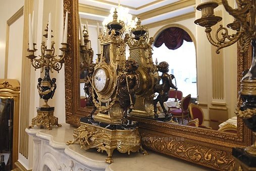 Фото из портфолио Изысканность и современность каминных часов  – фотографии дизайна интерьеров на INMYROOM